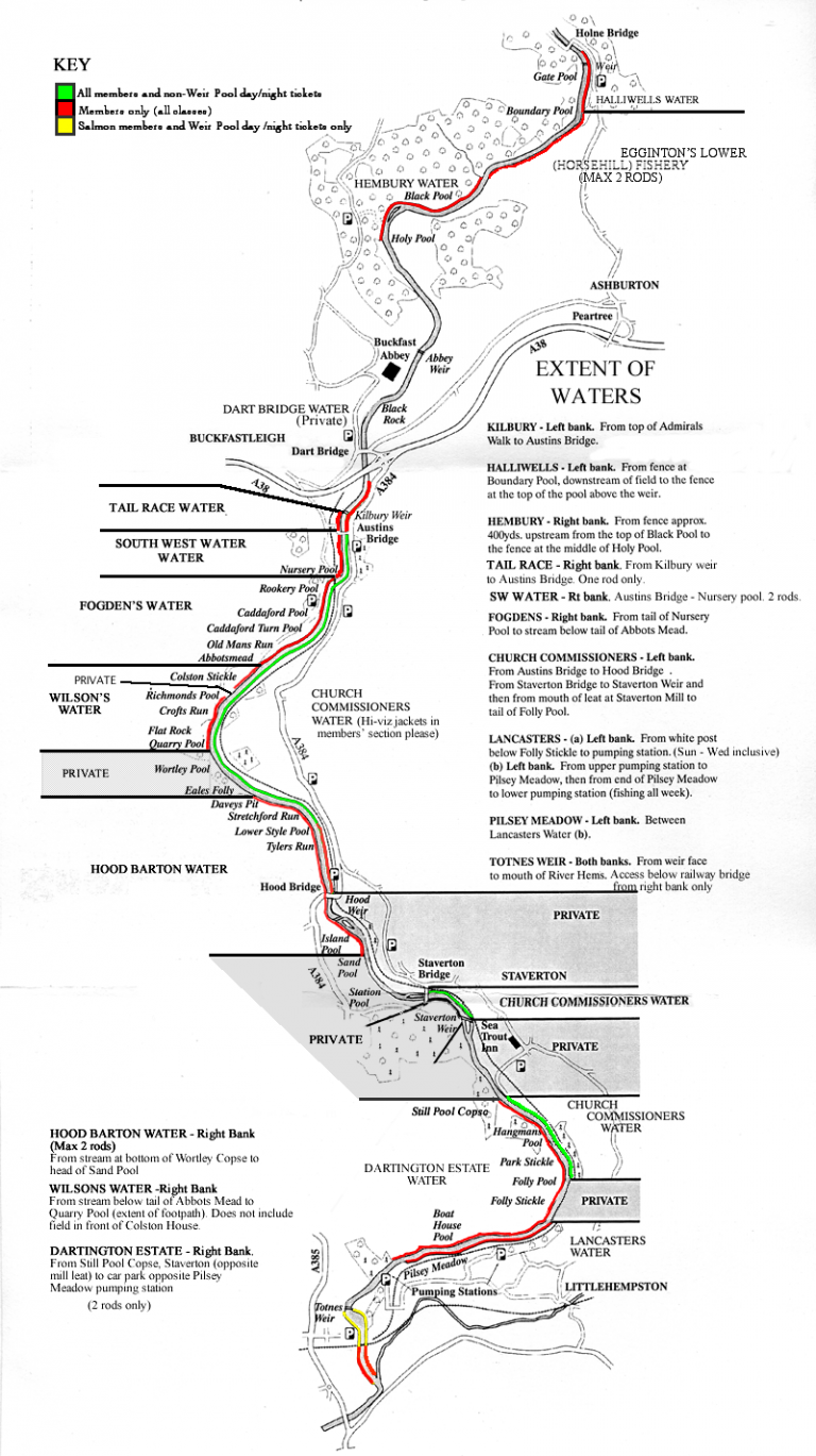 Maps Dart Angling Association